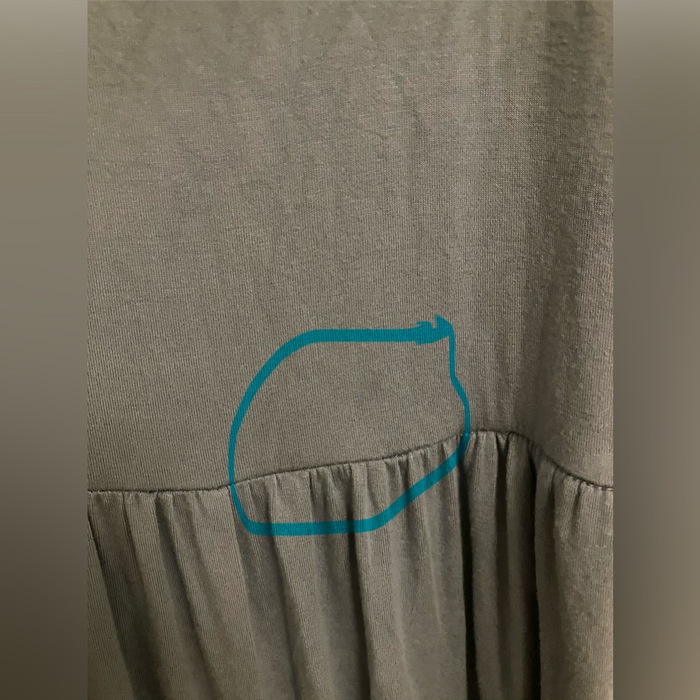 Soft Light Blue Romper with Pockets - Picture 2 of 5